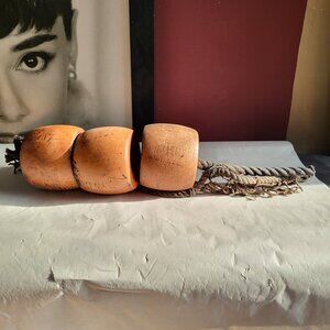 NAUTICAL BOAT BUOY WITH ROPE WALL DECOR